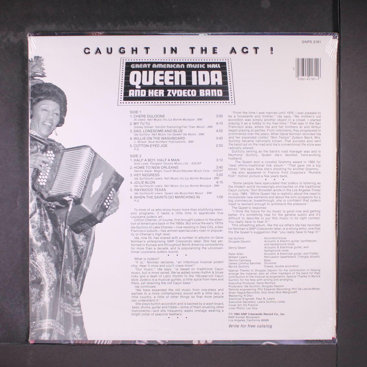 caught in the act by QUEEN IDA & HER ZYDECO BAND