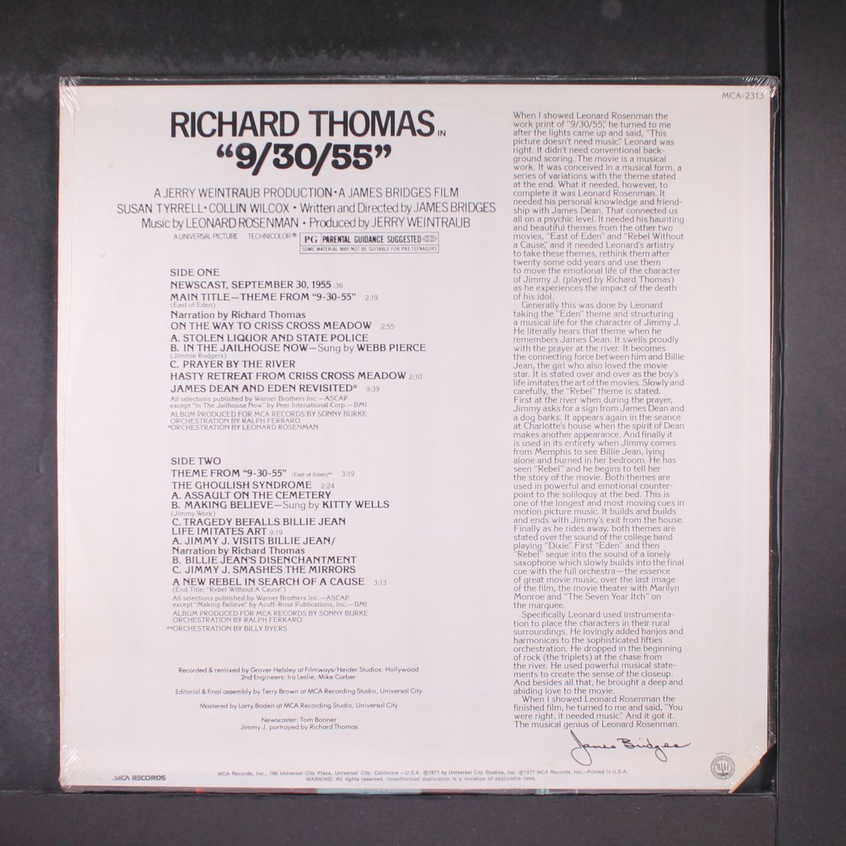 richard thomas 9/30/55 by SOUNDTRACK