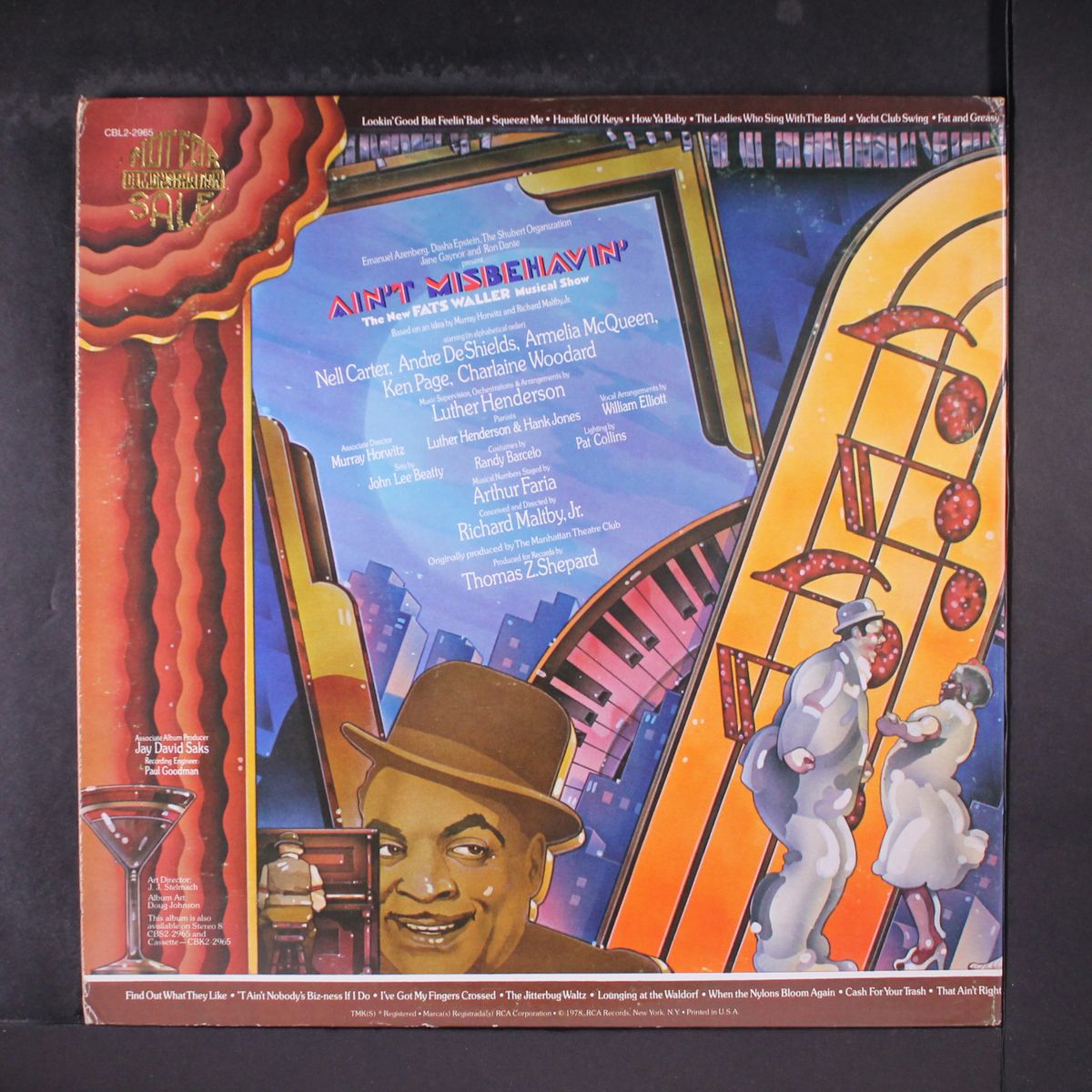 ain't misbehavin' by ORIGINAL CAST