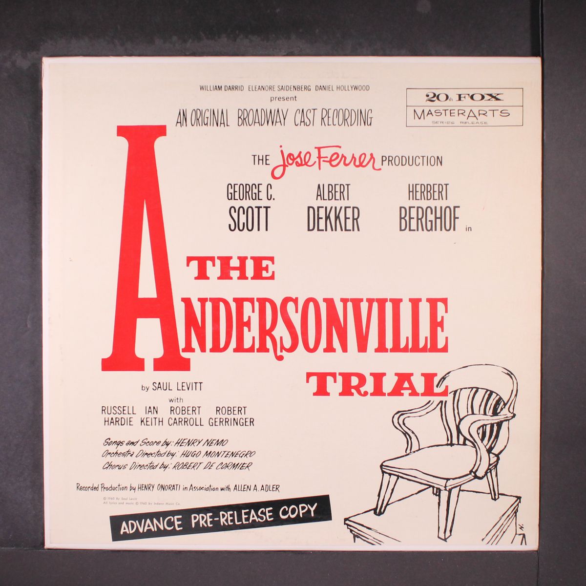 the andersonville trial by ORIGINAL CAST