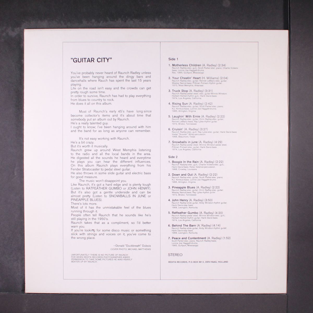 guitar city by RAUNCH RADLEY