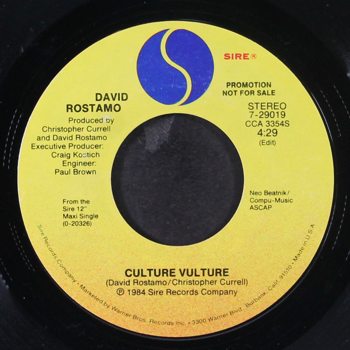 culture vulture / same by DAVID ROSTAMO