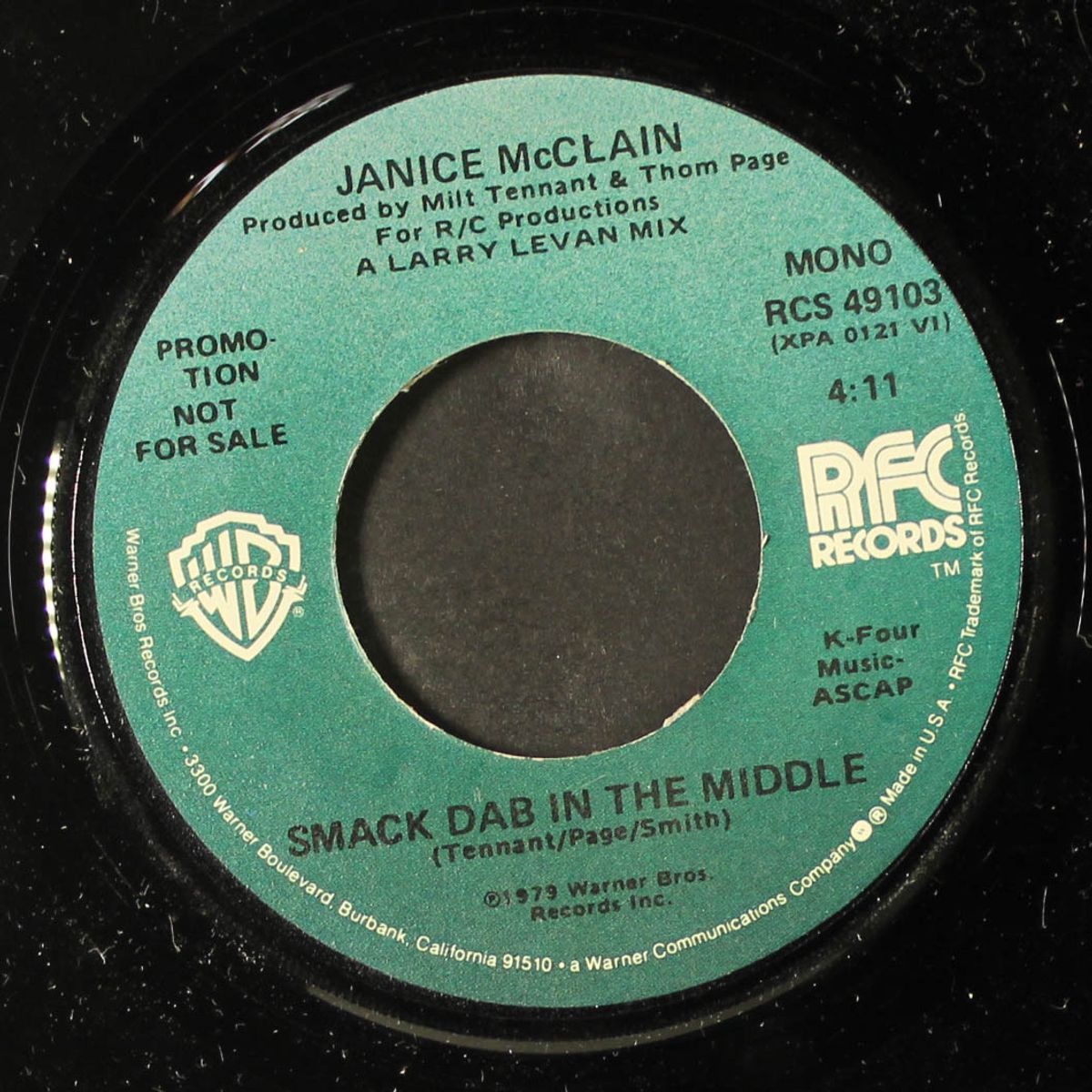 smack dab in the middle / instro by JANICE MCCLAIN