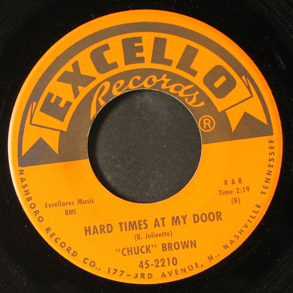 hard times at my door / lead me... by CHUCK BROWN