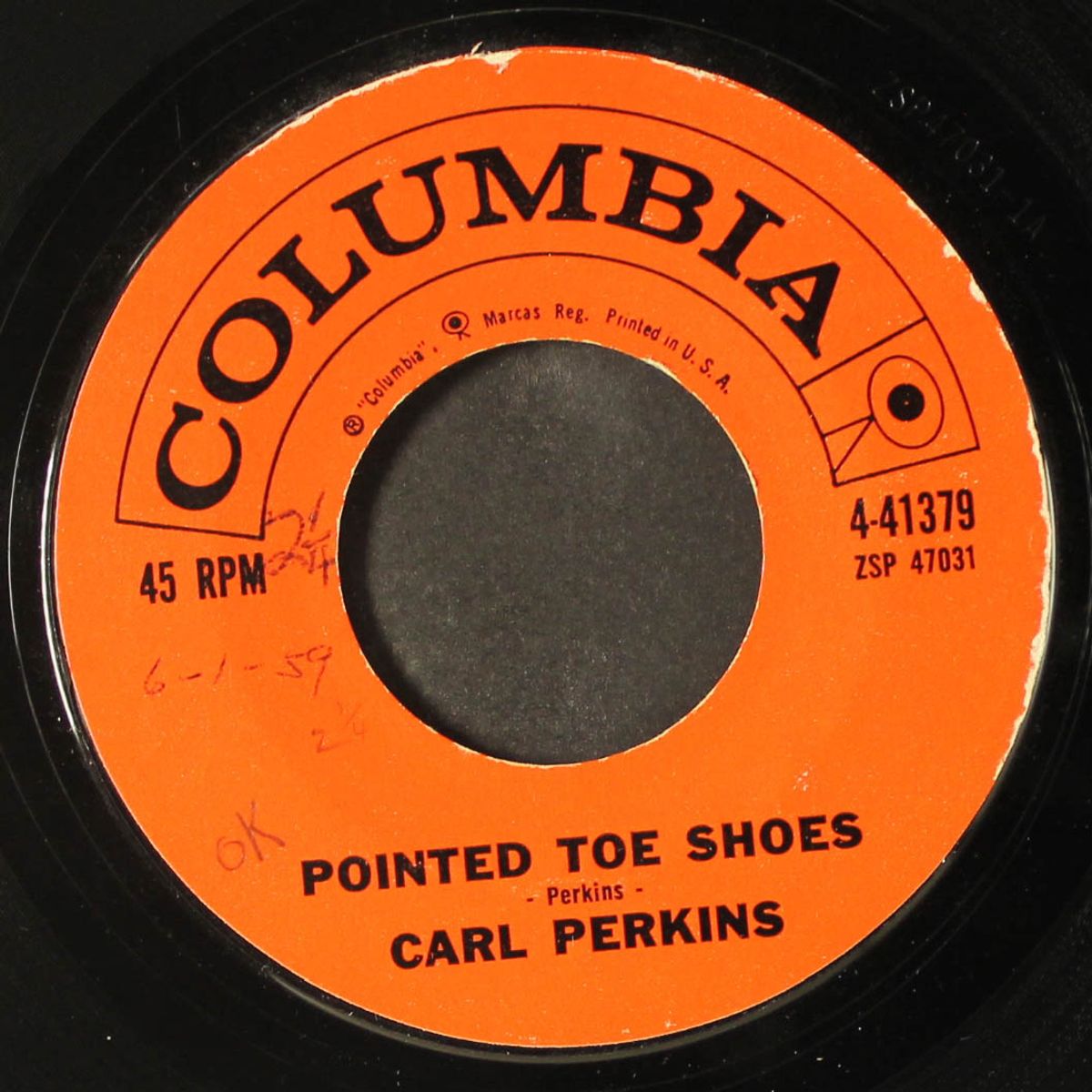 pointed toe shoes / highway of love by CARL PERKINS