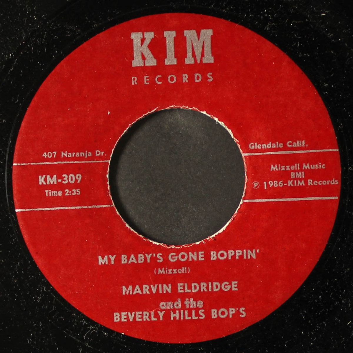 my baby's gone boppin' / romp & stomp the joint by MARVIN ELDRIDGE