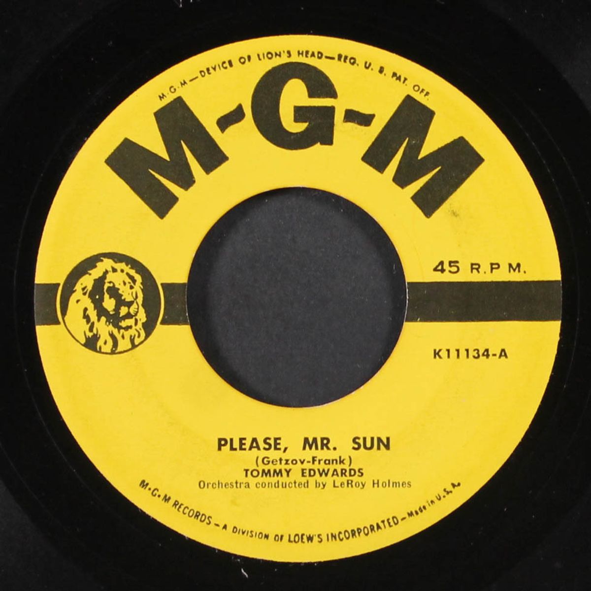 please mr. sun by TOMMY EDWARDS