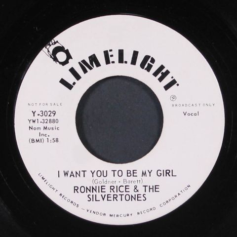 RONNIE RICE & SILVERTONES