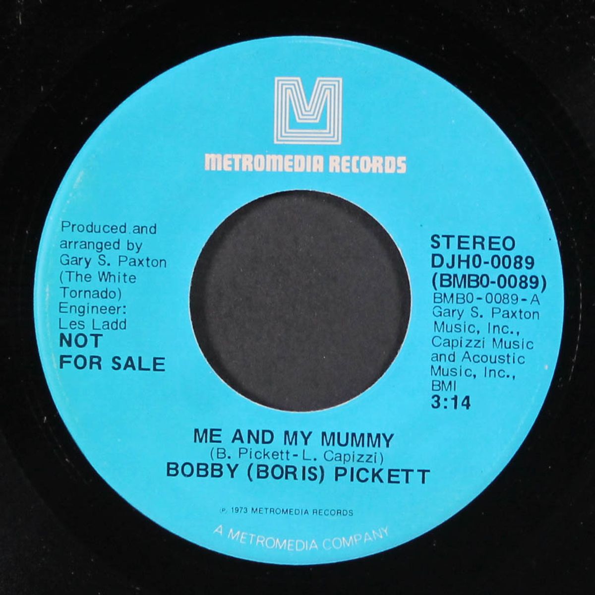 me and my mummy / it's not the same without you by BOBBY (BORIS) PICKETT