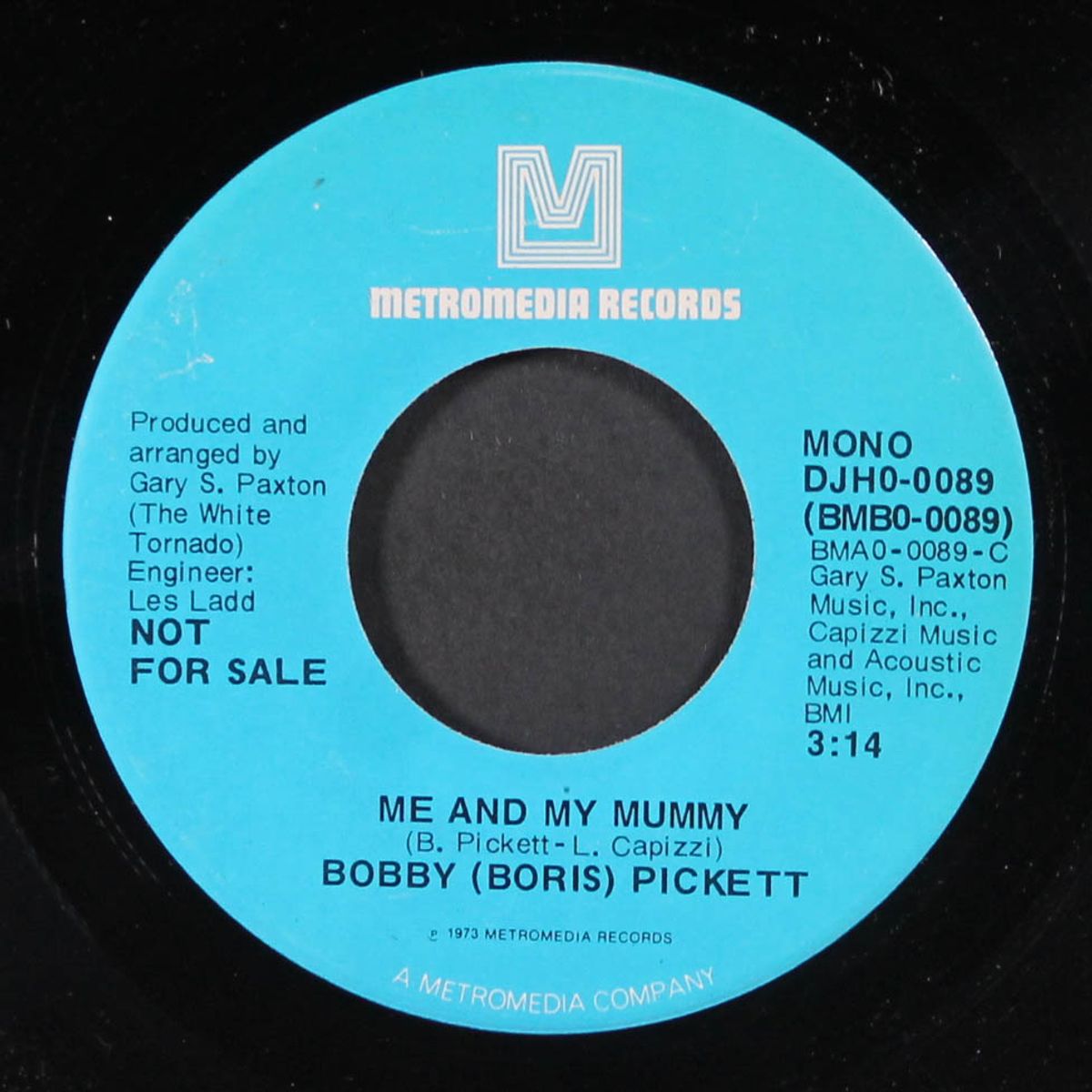 me and my mummy / it's not the same without you by BOBBY (BORIS) PICKETT