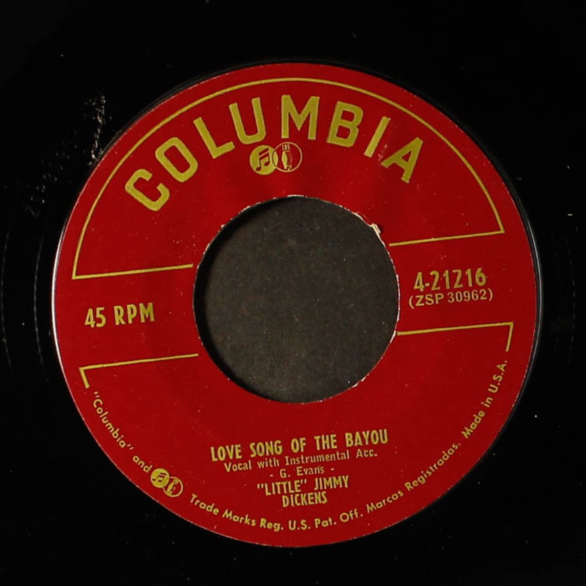 love song of the bayou by LITTLE JIMMY DICKENS