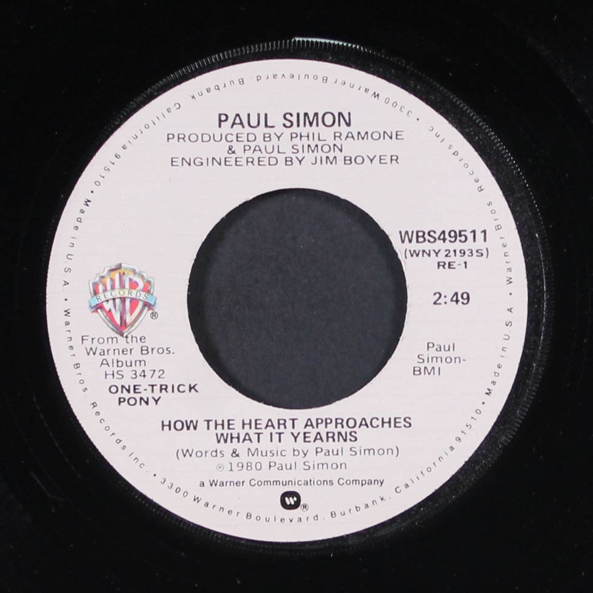 late in the evening / how the heart approaches what it yearns by PAUL SIMON