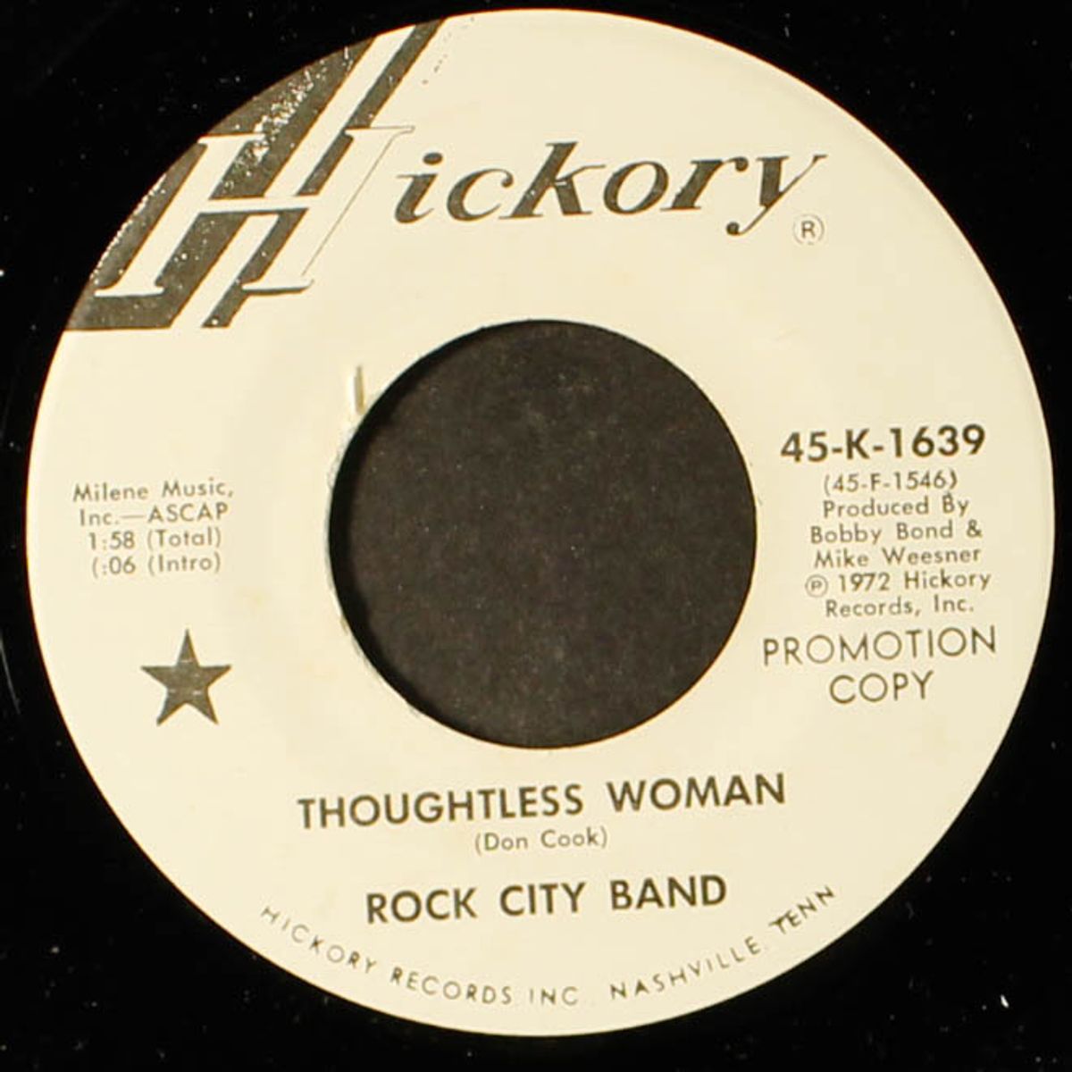 thoughtless woman / the girl who loved jack daniels by ROCK CITY BAND