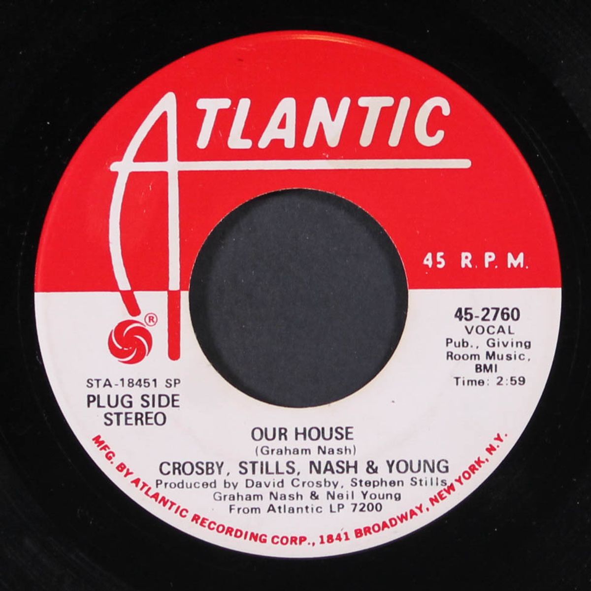 our house / deja vu by CROSBY, STILLS, NASH & YOUNG