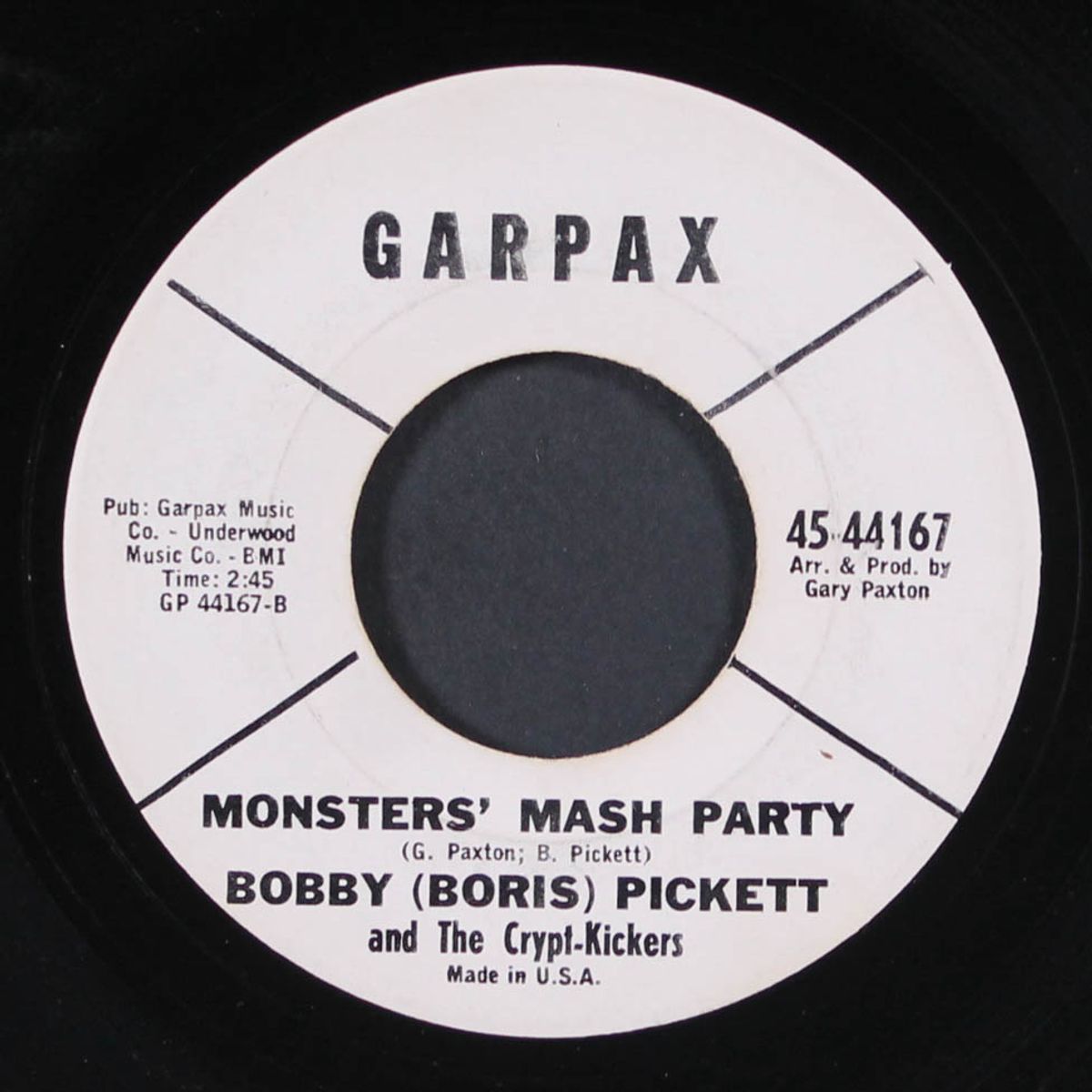 monster mash / monsters' mash party by BOBBY (BORIS) PICKETT