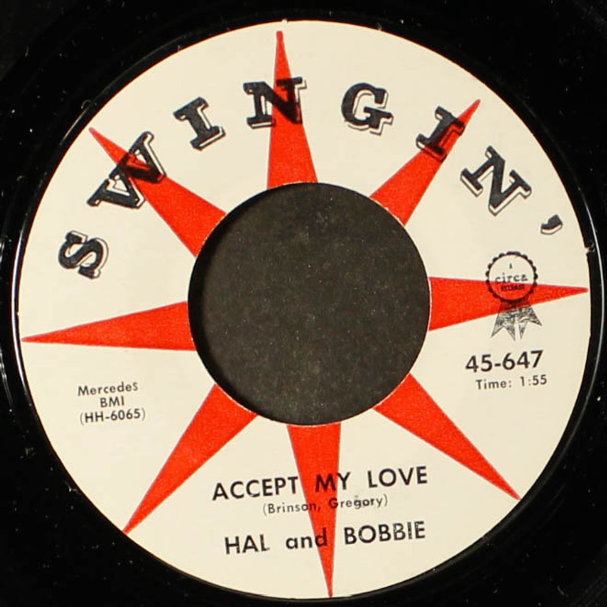 once upon a time / accept my love by HAL & BOBBIE