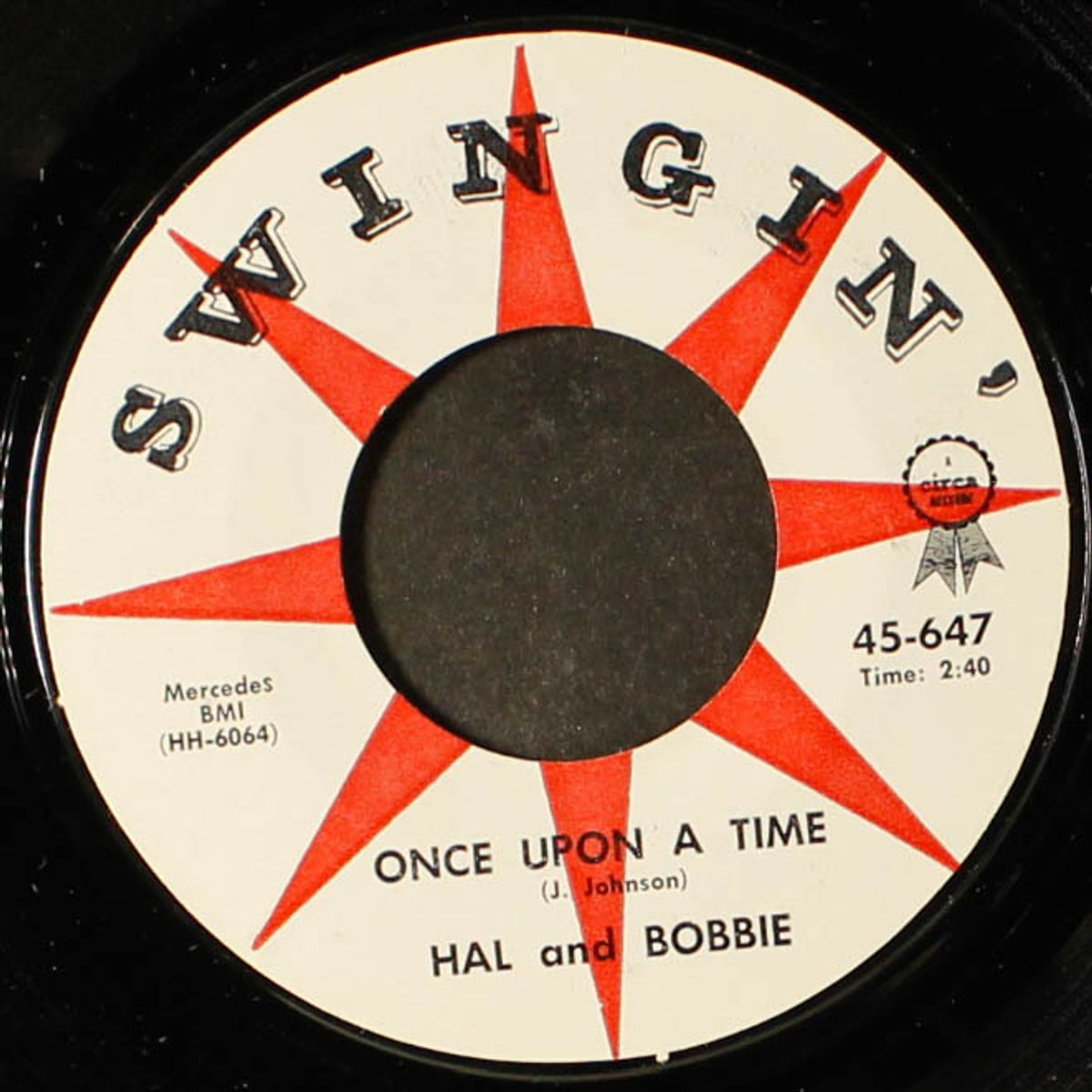 once upon a time / accept my love by HAL & BOBBIE