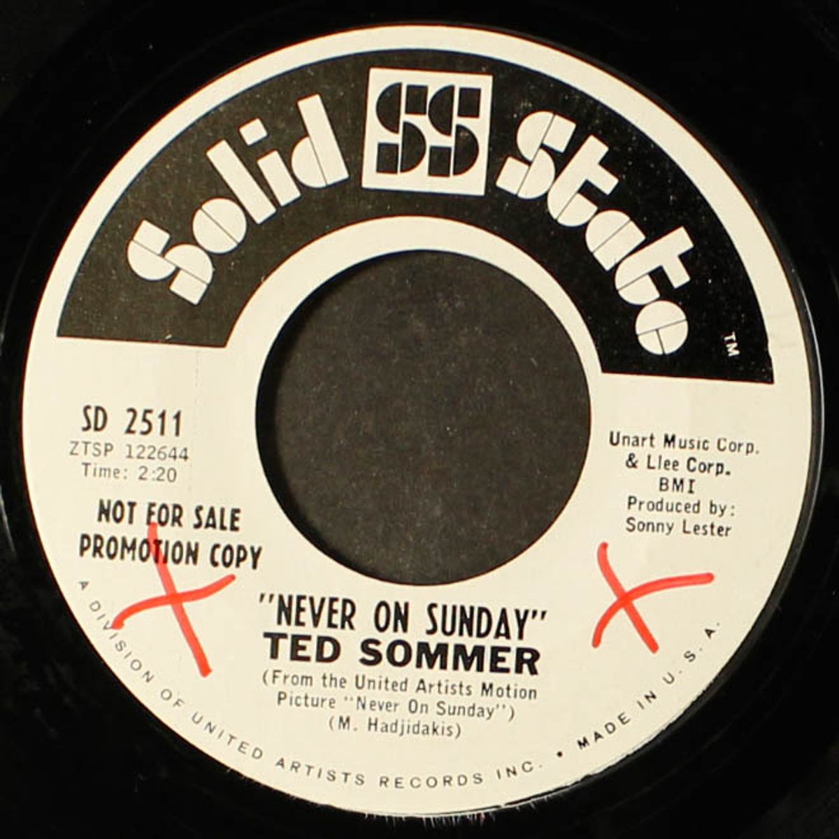 feelin' good / never on sunday by TED SOMMER