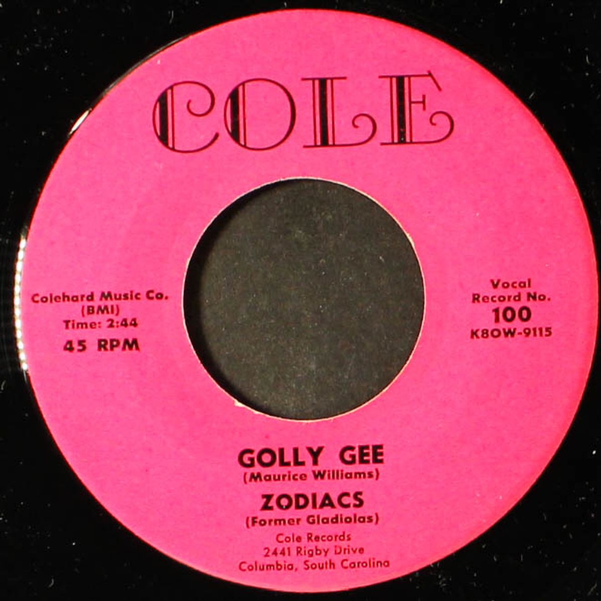 "t" town / golly gee by ZODIACS