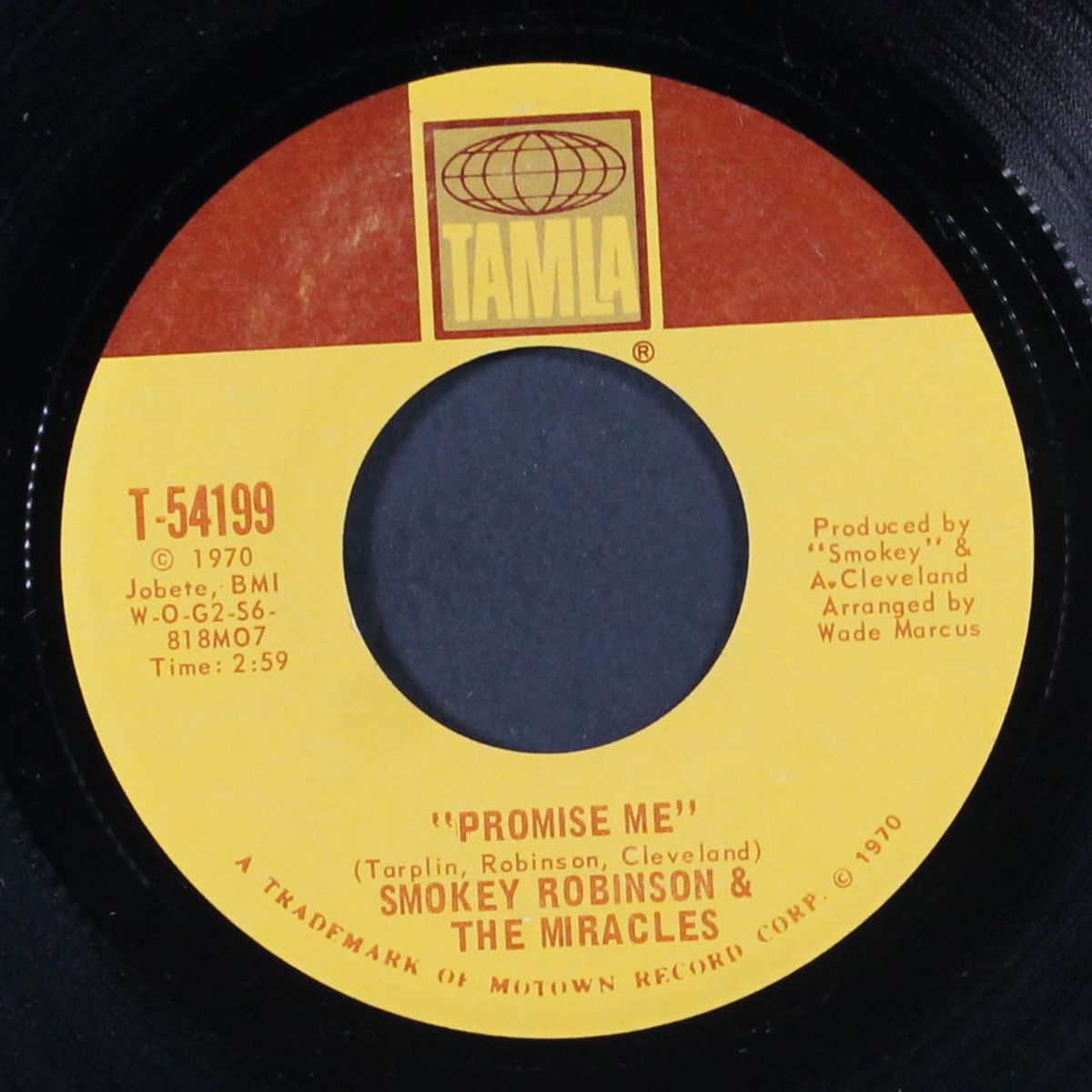the tears of a clown / promise me by SMOKEY ROBINSON & MIRACLES