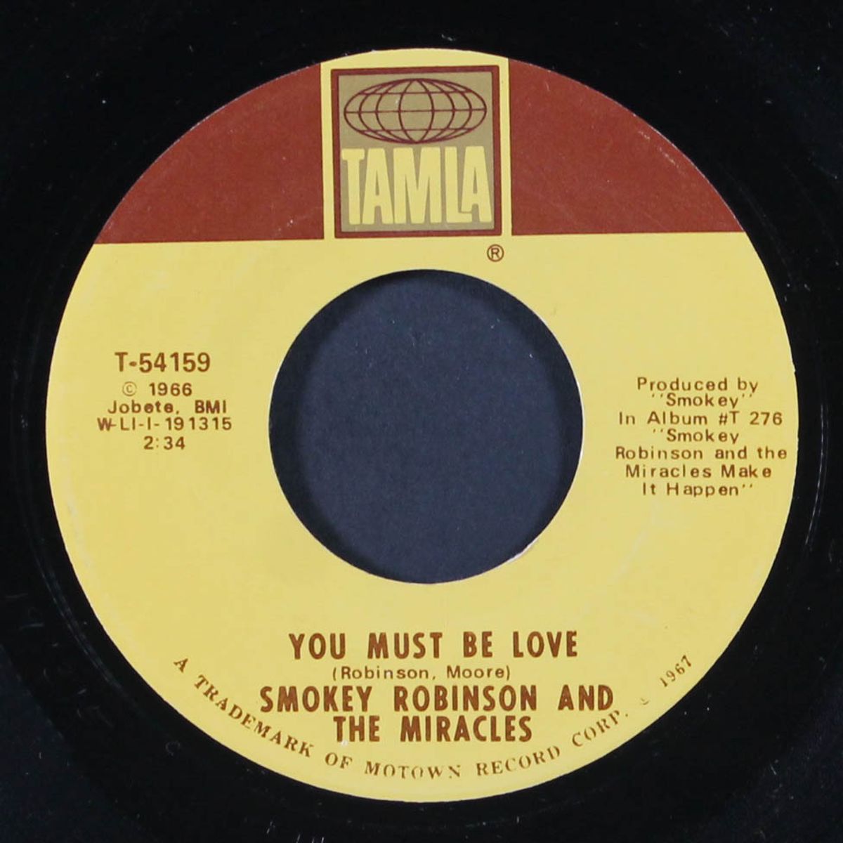 i second that emotion / you must be love by SMOKEY ROBINSON & MIRACLES