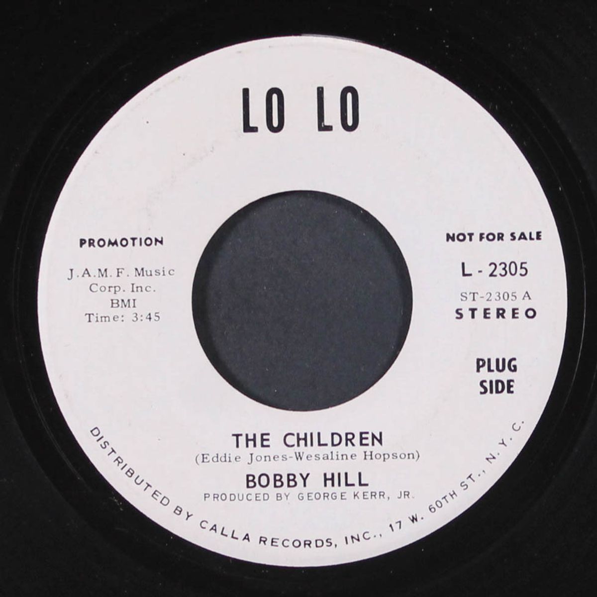 the children / i wanna be with you by BOBBY HILL