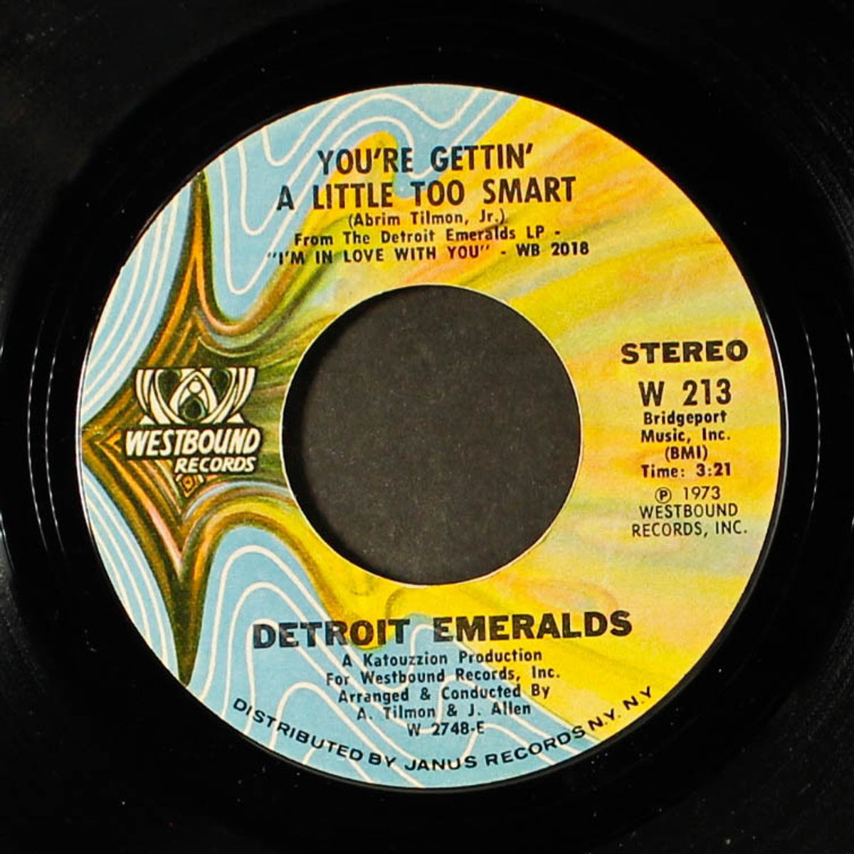 you're gettin' a little too smart / heaven couldn't be like this by DETROIT EMERALDS