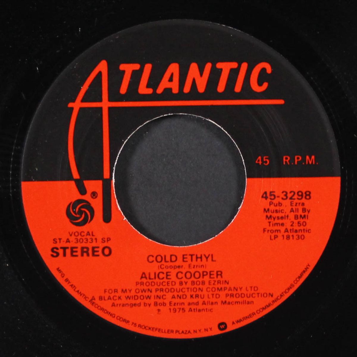 welcome to my nightmare / cold ethyl by ALICE COOPER