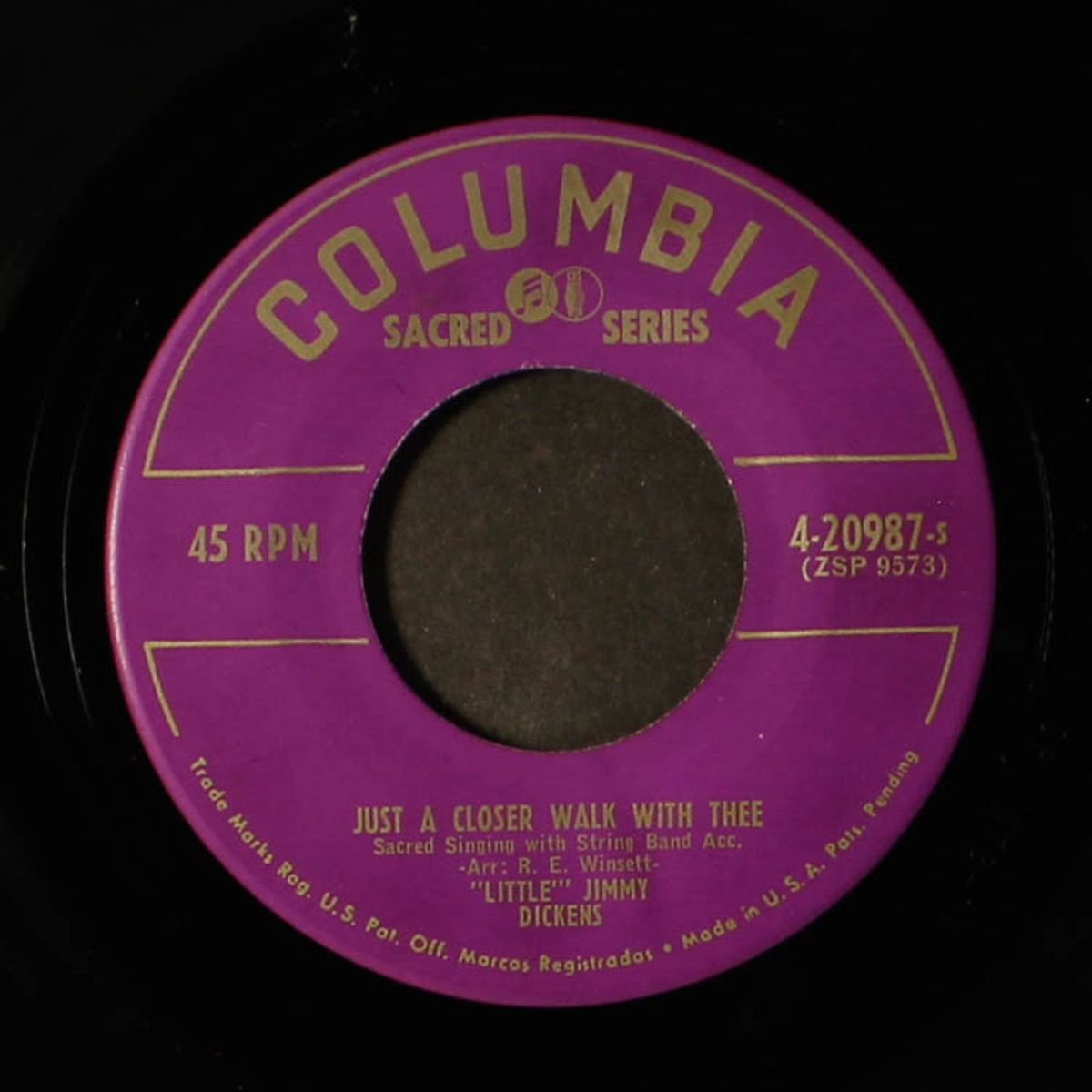 take up thy cross / just a closer walk with thee by LITTLE JIMMY DICKENS