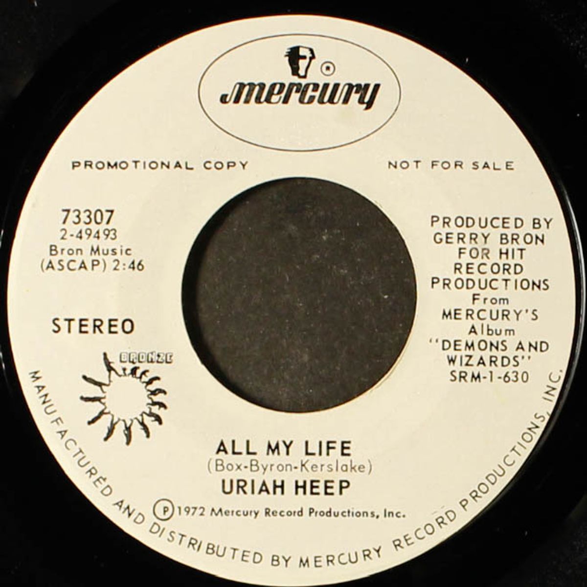 easy livin / all my life by URIAH HEEP