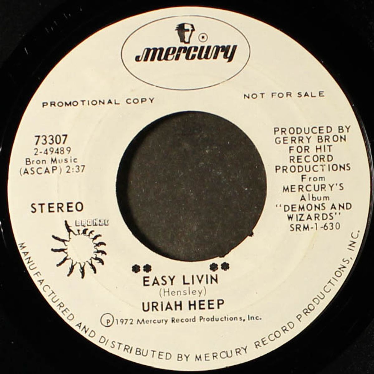 easy livin / all my life by URIAH HEEP