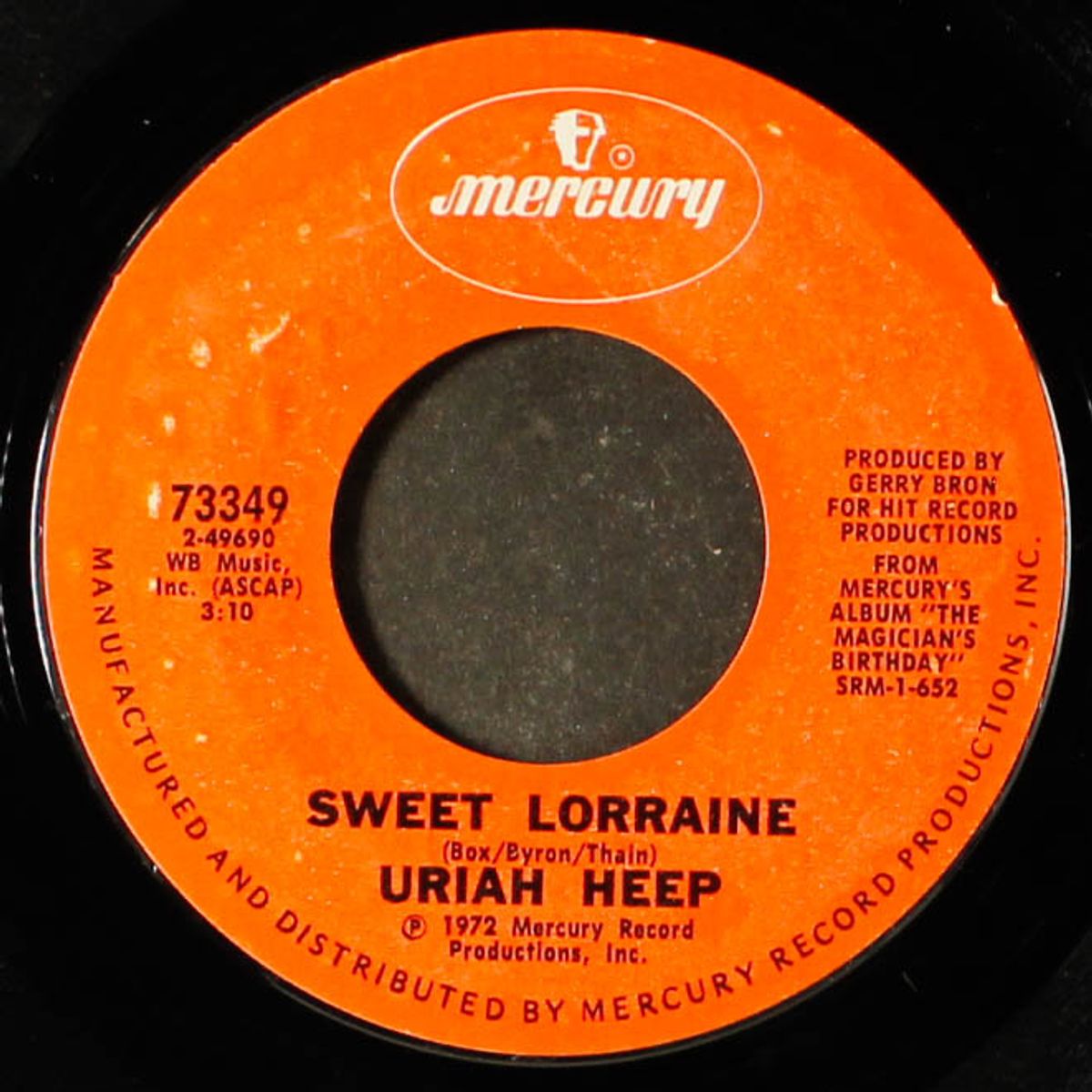 sweet lorraine / blind eye by URIAH HEEP