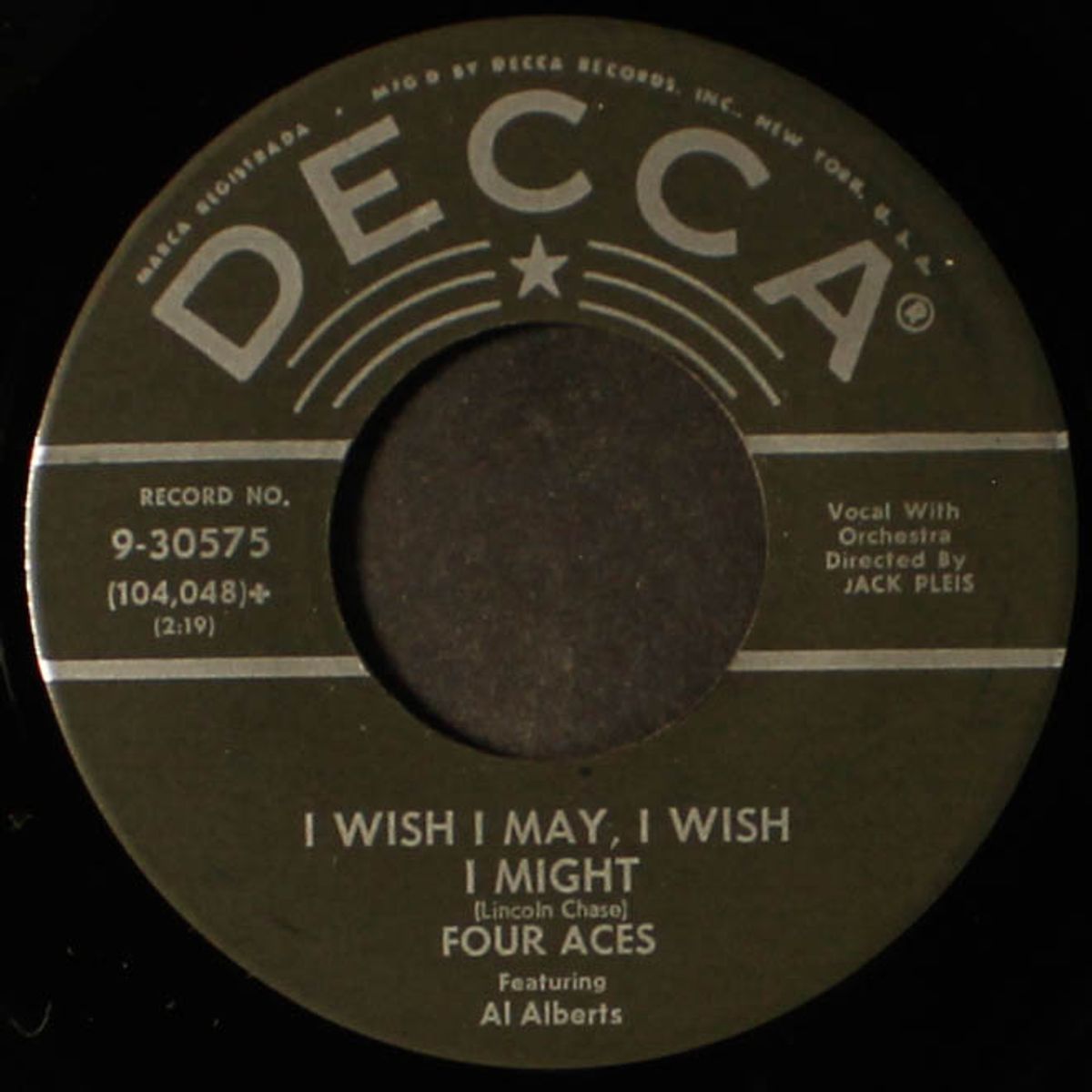 rock and roll rhapsody / i wish i may, i wish i might by FOUR ACES