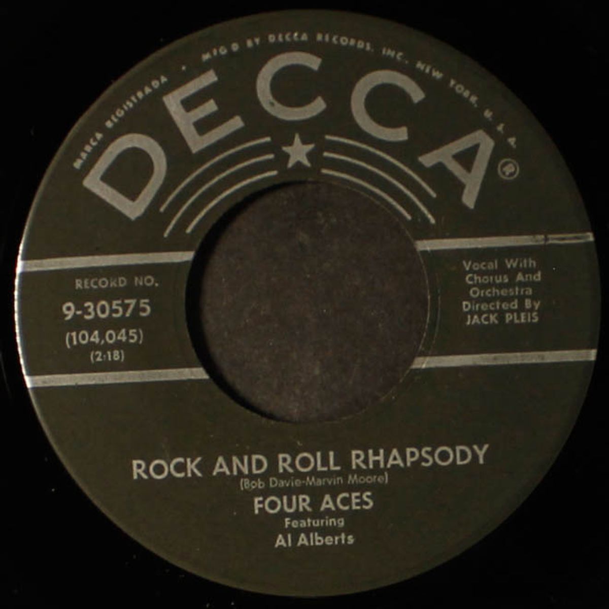 rock and roll rhapsody / i wish i may, i wish i might by FOUR ACES