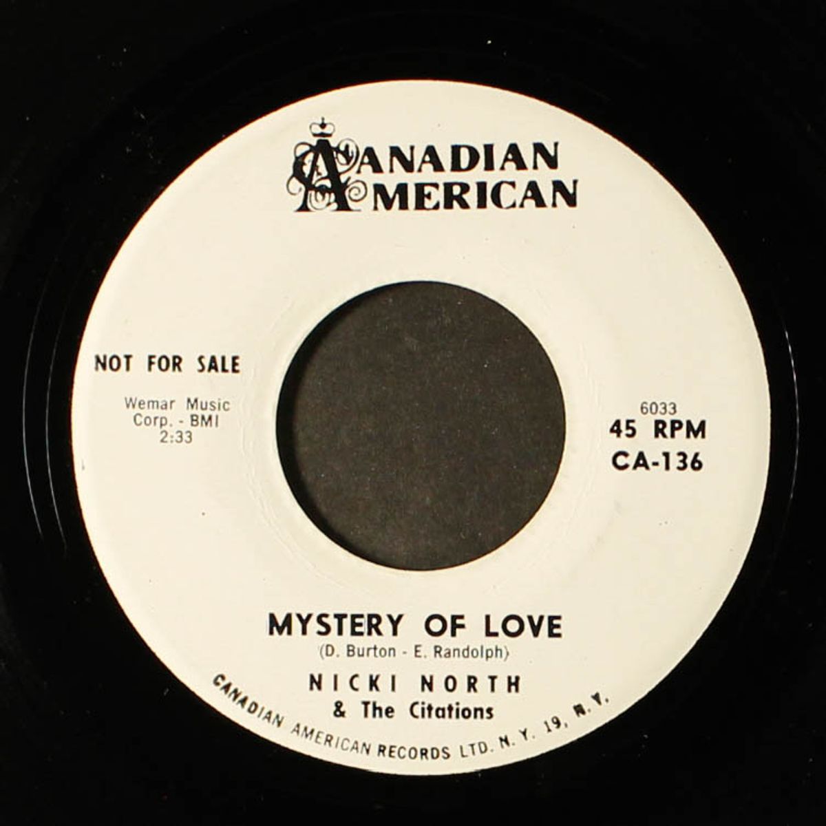 magic eyes / mystery of love by NICKI NORTH & CITATIONS
