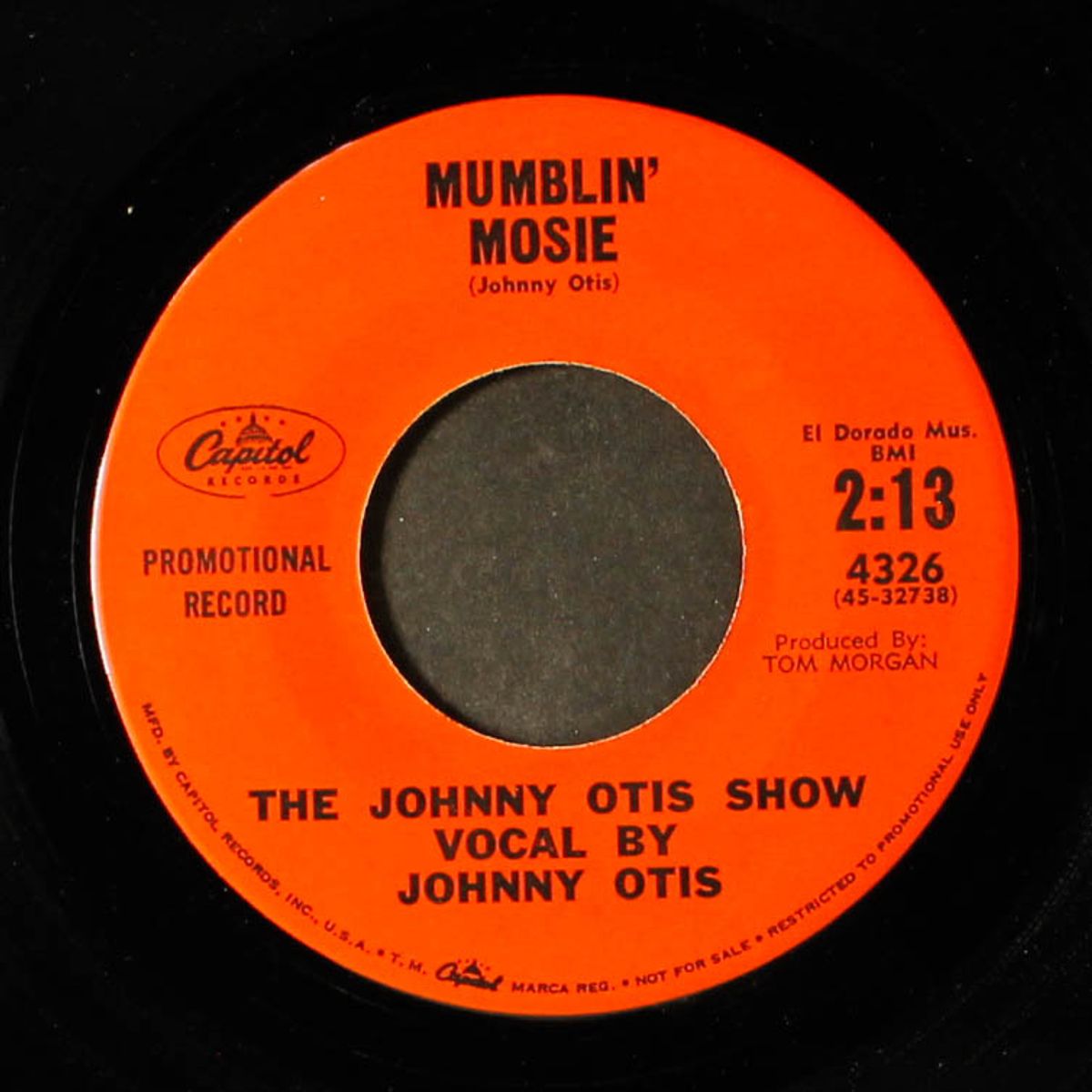 mumblin' mosie / hey baby, don't you know? by JOHNNY OTIS