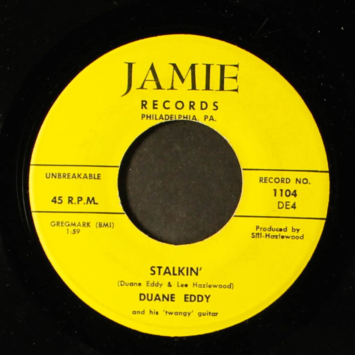 rebel-'rouser / stalkin' by DUANE EDDY