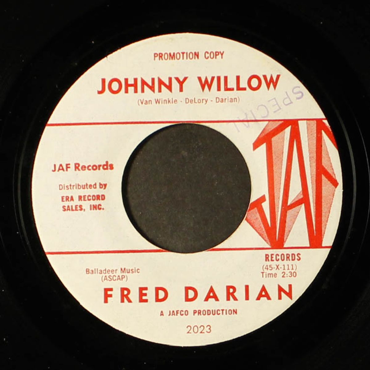 johnny willow / strong man by FRED DARIAN