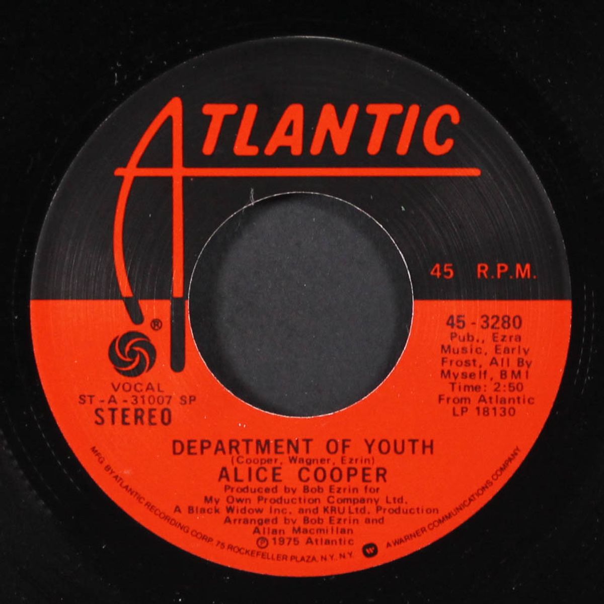 department of youth / some folks by ALICE COOPER
