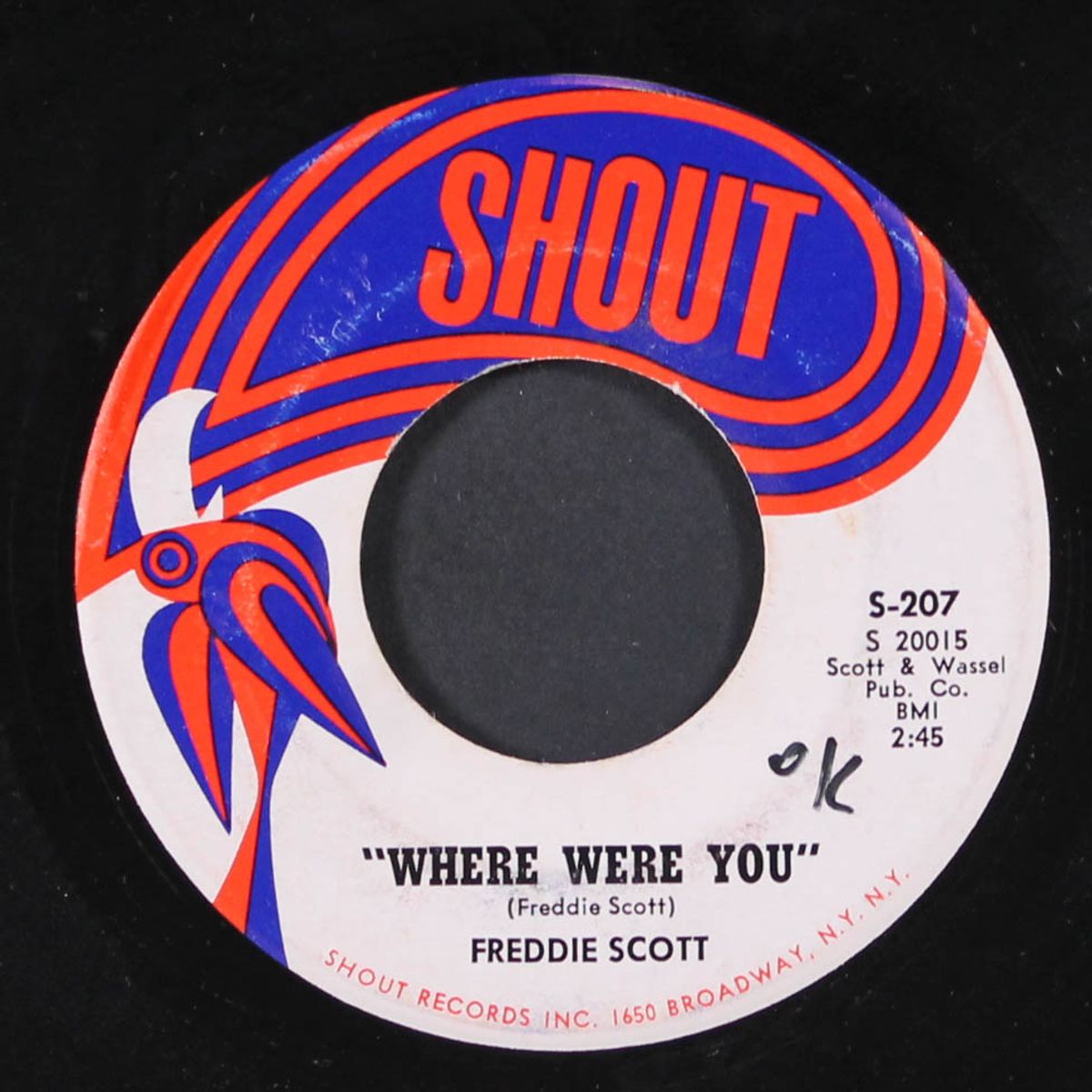 are you lonely for me / where were you by FREDDIE SCOTT