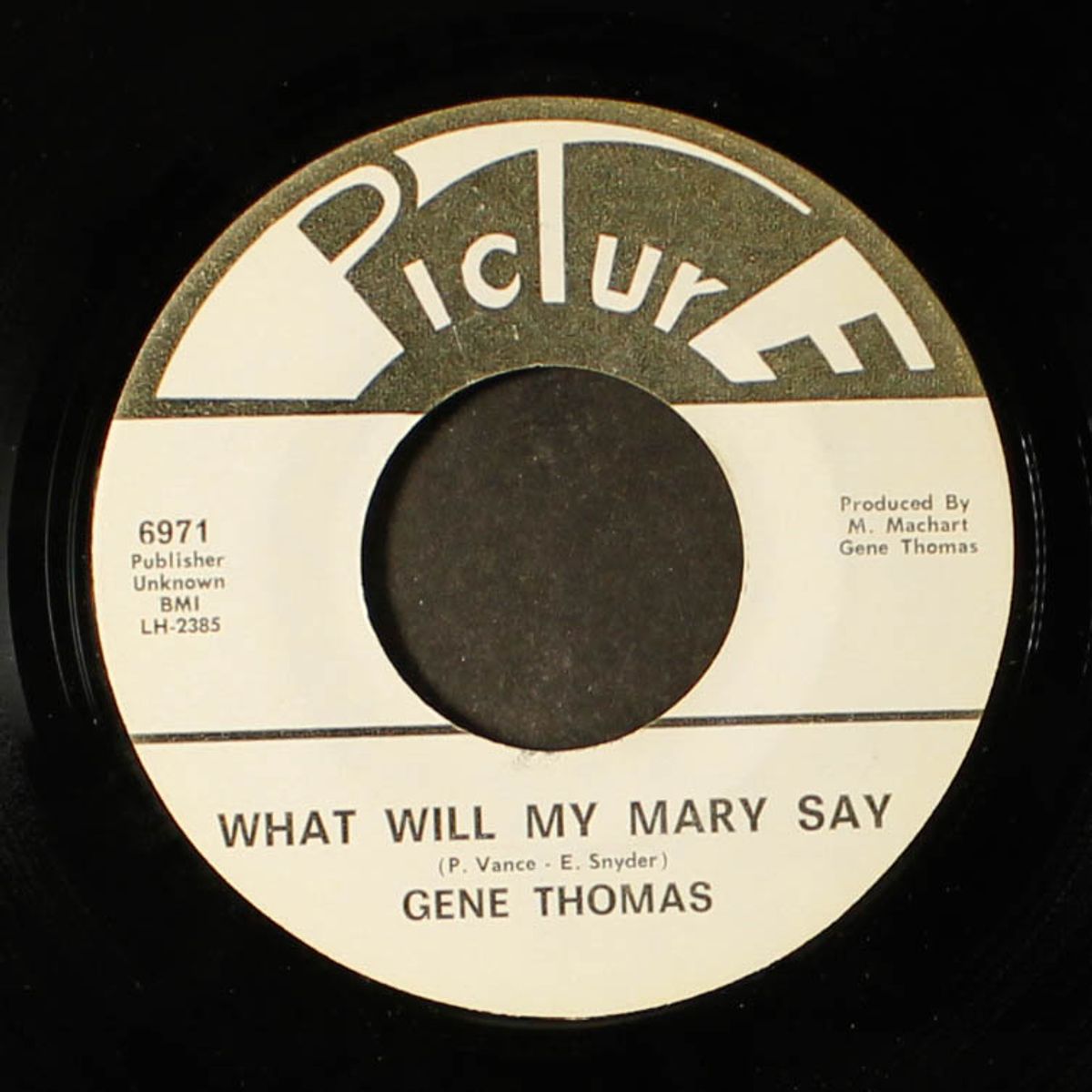 what will my mary say / only me by GENE THOMAS