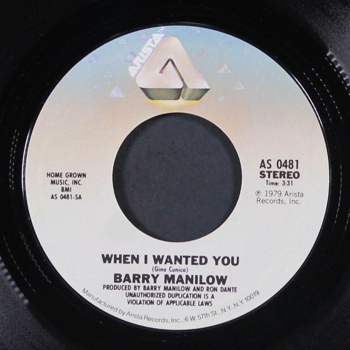 when i wanted you / bobbi lee (what's the difference, i gotta live) by BARRY MANILOW