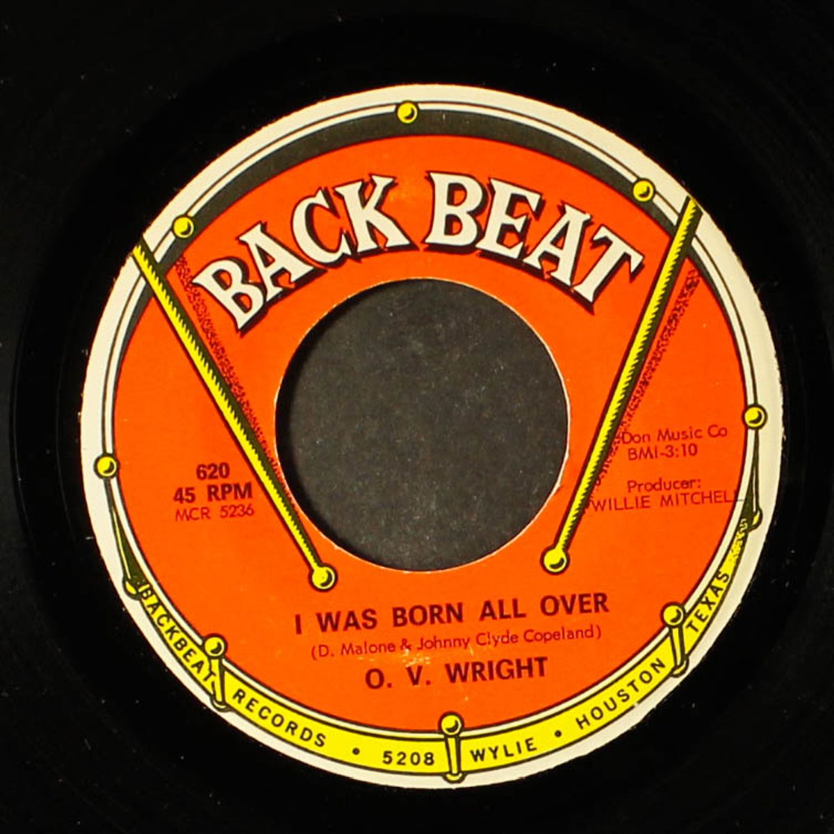 when you took your love from me / i was born all over by O.V. WRIGHT