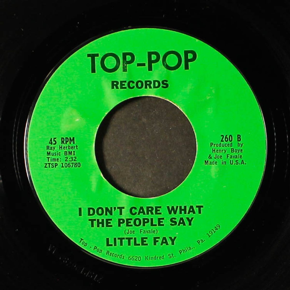 joey, won't you ask me / i don't care what the people say by LITTLE FAY