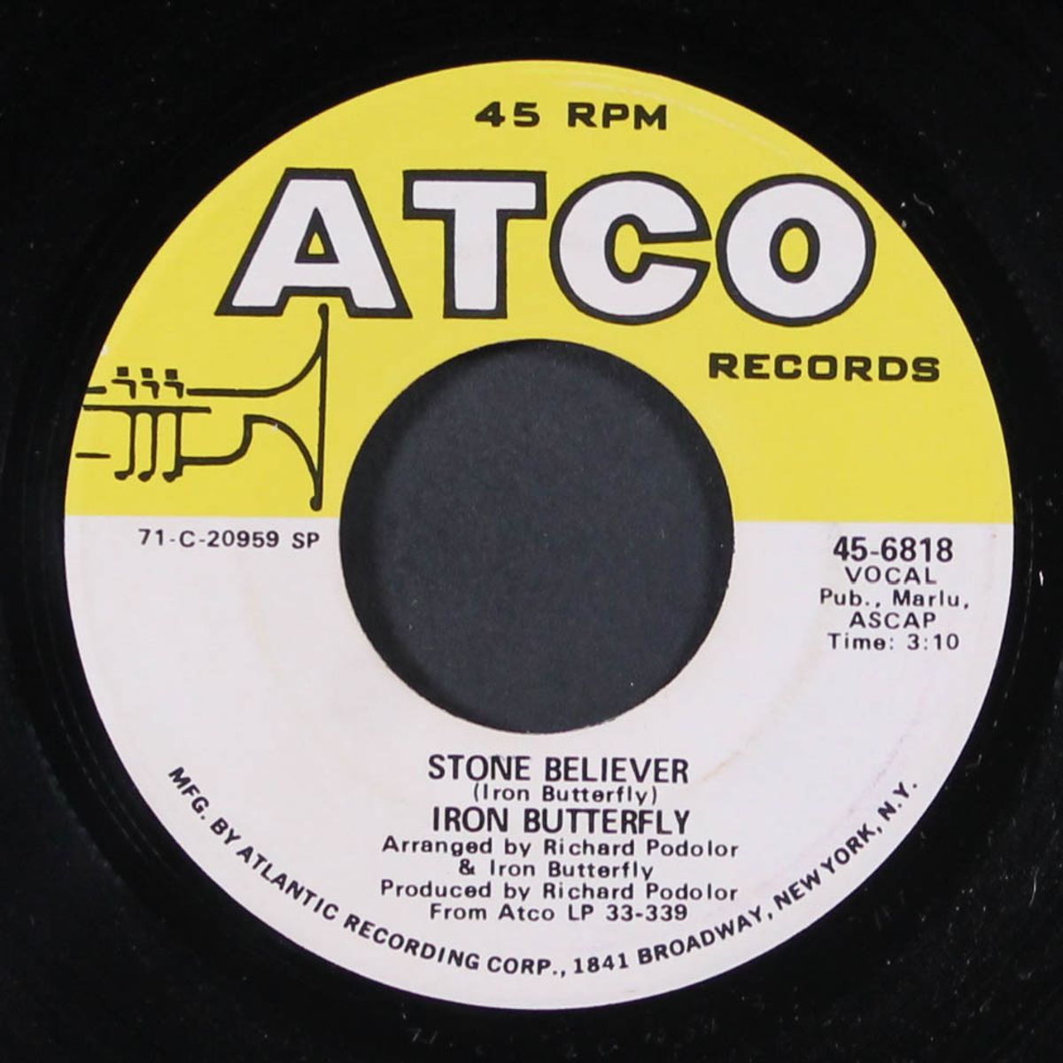 silly sally / stone believer by IRON BUTTERFLY