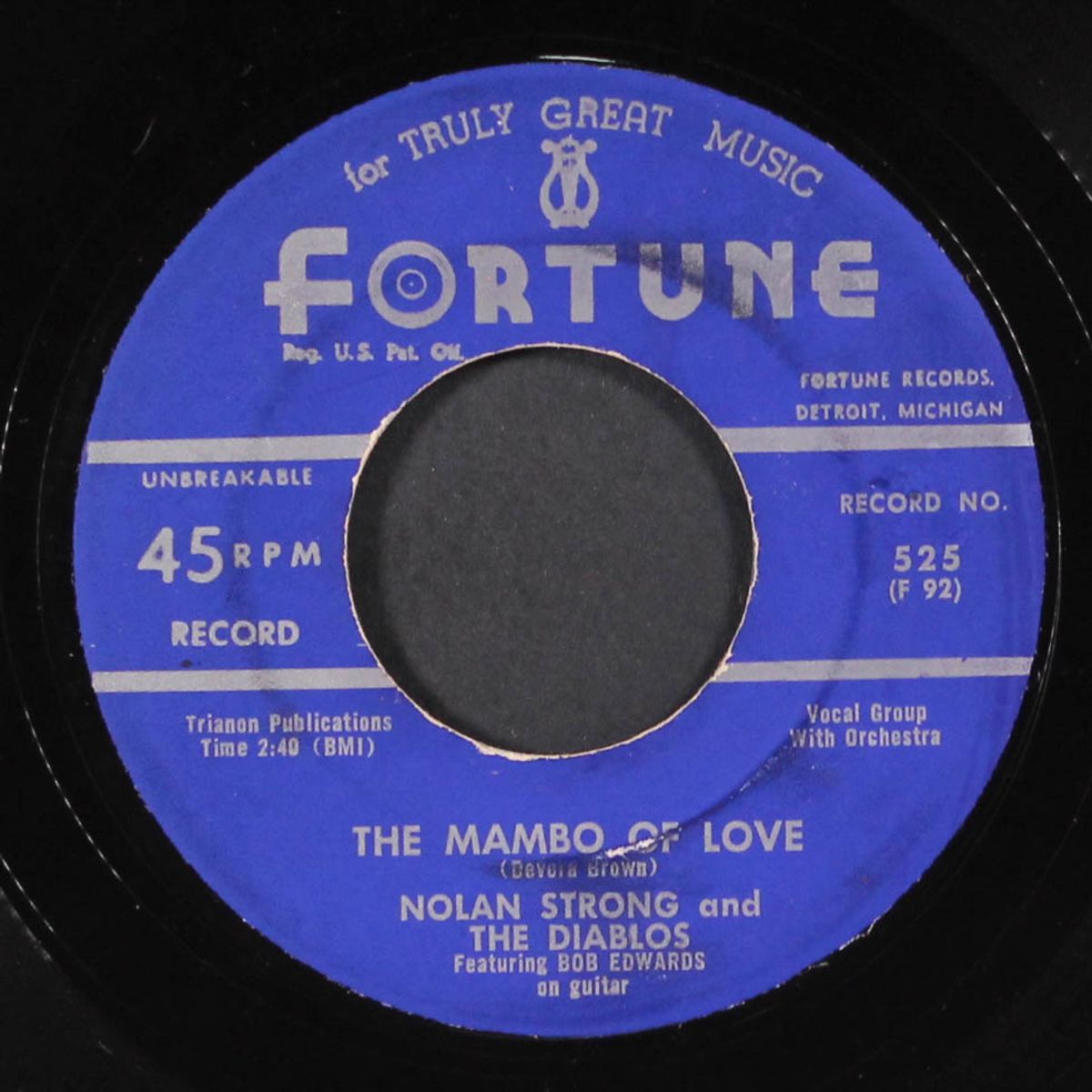 can't we talk this over / the mambo of love by NOLAN STRONG & DIABLOS