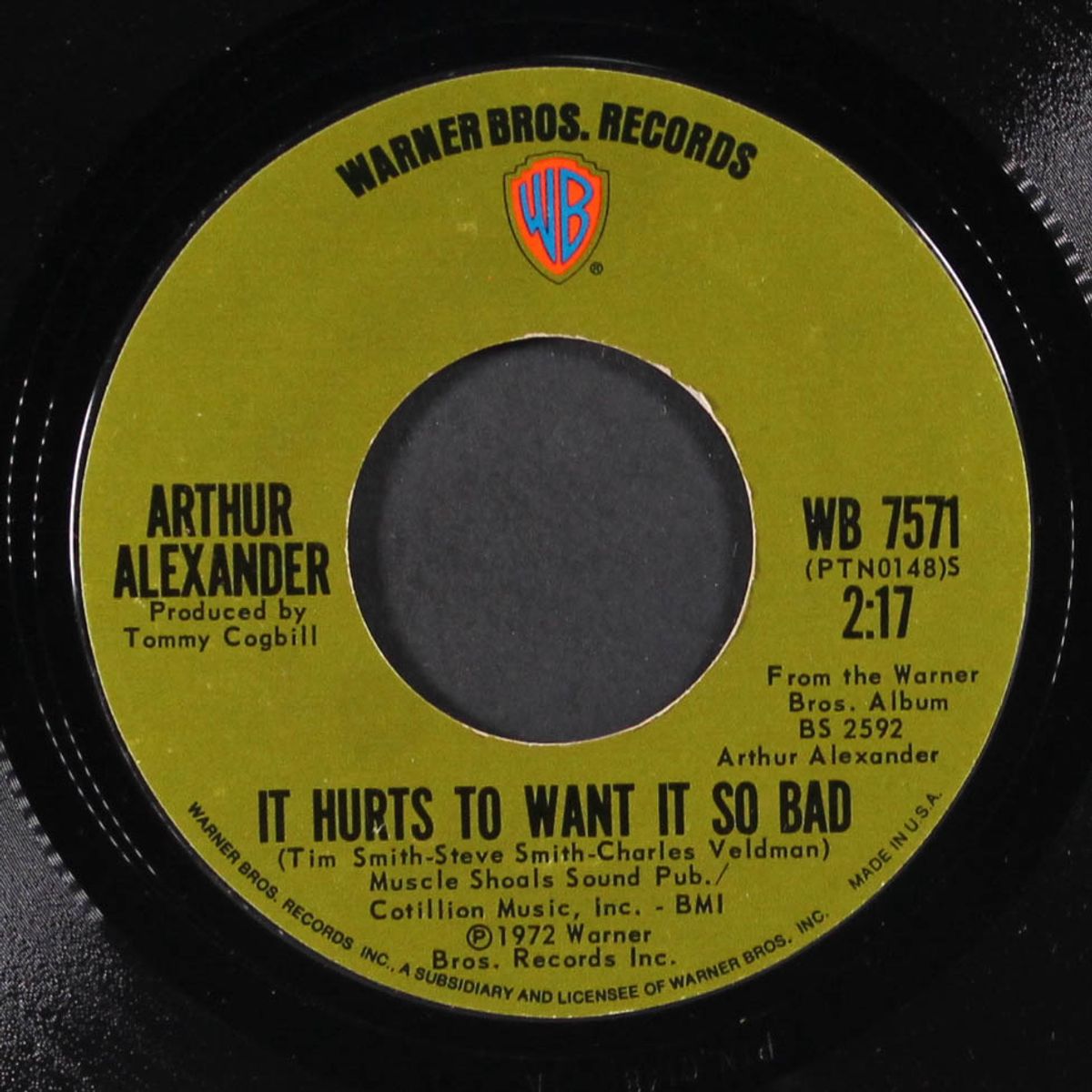 i'm comin' home / it hurts to want it so bad by ARTHUR ALEXANDER