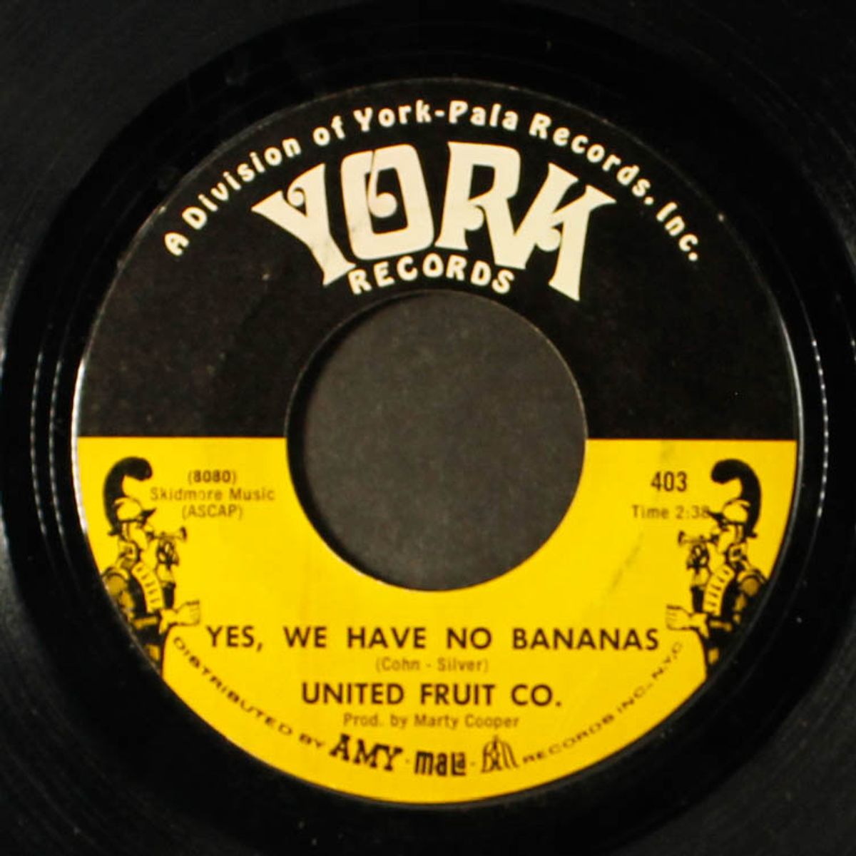 yes, we have no bananas / ain't it babe by UNITED FRUIT CO.