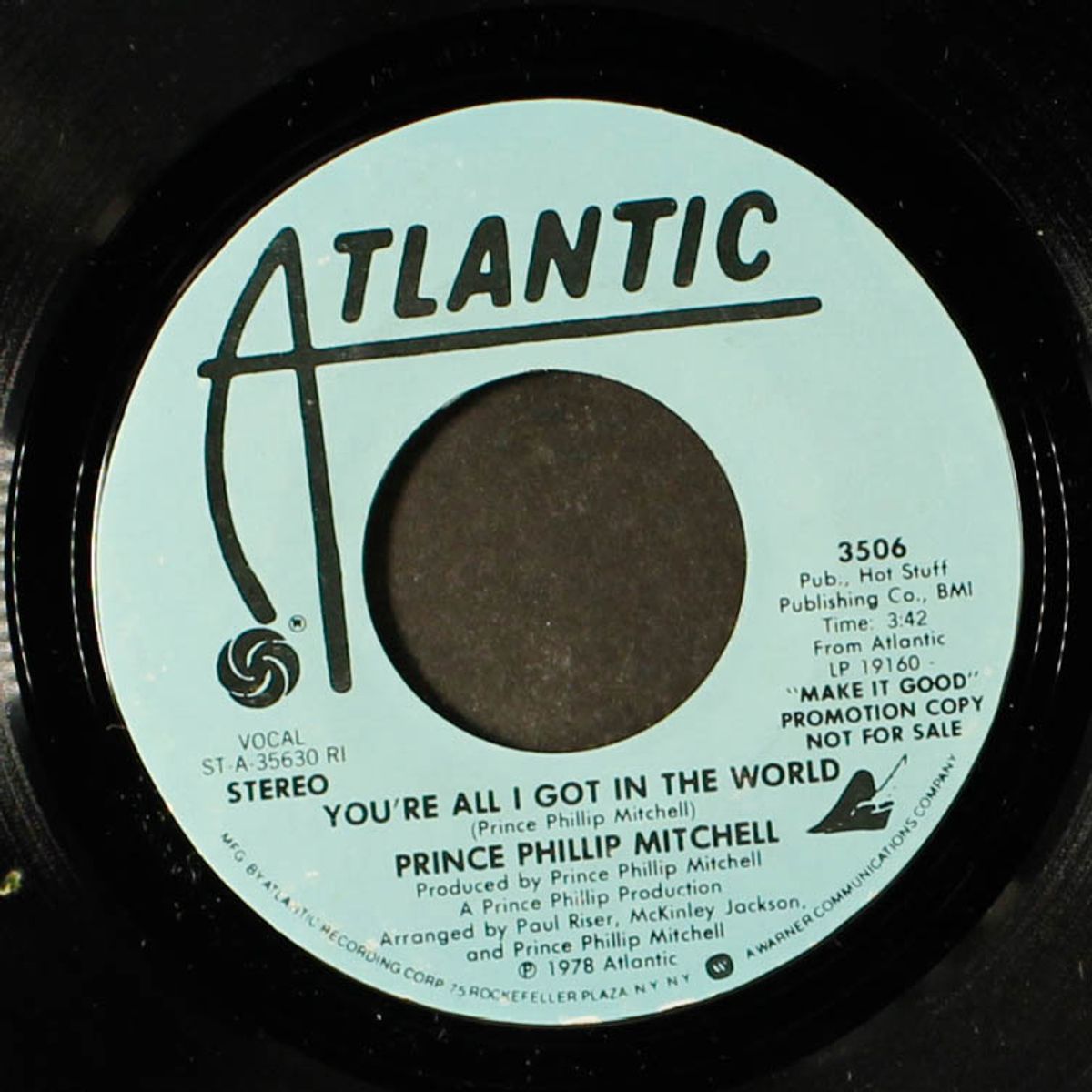 you're all i got in the world / falling from heaven by PRINCE PHILLIP MITCHELL