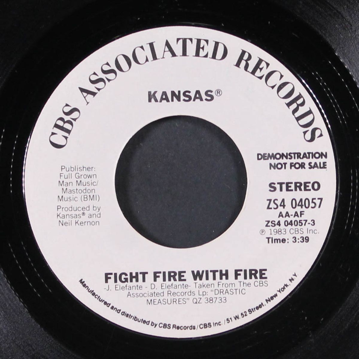 fight fire with fire / same by KANSAS